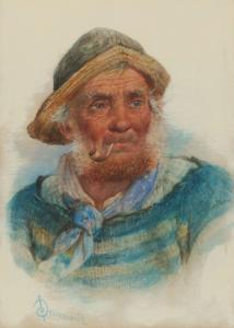 DRUMMOND James 1816-1877,CORNISH FISHERMAN II,Ross's Auctioneers and values IE 2024-03-20