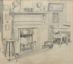 DRUMMOND Malcolm 1880-1945,The Fireplace,20th Century,Woolley & Wallis GB 2023-12-13