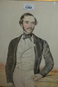 DRUMMOND William 1830-1848,portrait of a gentleman,19th Century,Lawrences of Bletchingley 2018-06-05