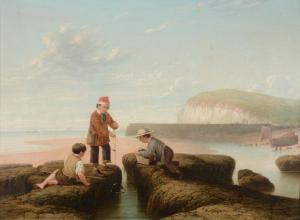 DRURY J M 1800-1800,Three boys shrimping,1860,Dreweatts GB 2014-10-21