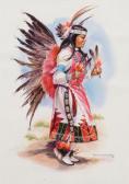 DRYSDALE VERA 1923-1994,Butterfly Dance, Santa Clara Indian Pueblo,1973,Heritage US 2012-11-10