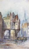 DU BOISEVILLE J 1800-1800,Old Bruges; Boppart,1849,Woolley & Wallis GB 2012-12-12