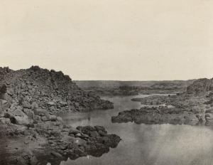 DU CAMP Maxime,Haute Egypte. Sortie de la Première Cataracte,1849-51,Galerie Bassenge 2022-12-07
