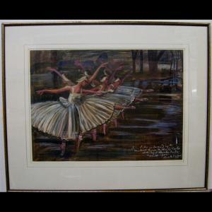 DU LUZ ERIC B,SWAN LAKE AS DANCED BY THE BALLET......MONTE CARLO,1955,Waddington's 2011-09-19