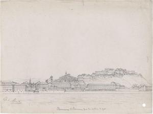DU MONCEL THEODORE 1821-1884,Die Hafenstadt Ancona vom Wasser aus,Galerie Bassenge DE 2018-11-30