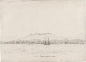 DU MONCEL THEODORE 1821-1884,Die Stadt Izmir mit der Burg Kadifekale,Galerie Bassenge DE 2018-11-30