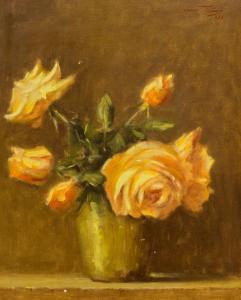 Du Toit Duggie 1941-2018,Still Life Roses in a Vase,2001,5th Avenue Auctioneers ZA 2023-04-16