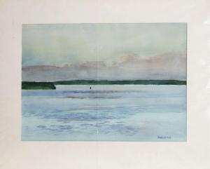 DUBACK Charles 1926-2015,Mid Channel - Saint George River, Maine,1975,Ro Gallery US 2023-05-13