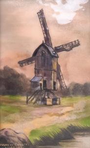 DUBAN ET CHRISTEL,Depicting a windmill,Hindman US 2012-02-12
