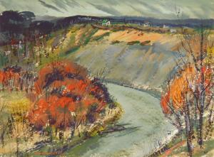 DUBANIEWICZ Peter Paul 1913-2003,Chagrin Falls Landscape,1950,Rachel Davis US 2024-03-23