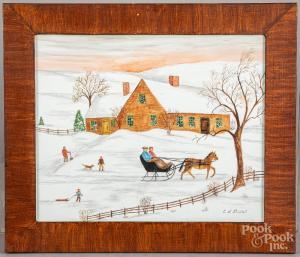 DUBIEL EVELYN S 1922,Winter in the Country,Pook & Pook US 2020-10-28
