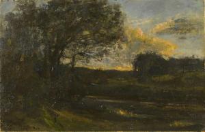 DUBOIS Arsène 1800-1900,Französische Landschaft,Wendl DE 2023-10-25