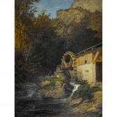 DUBOIS Charles Edouard 1847-1885,Moulin de Noiraigue,Dobiaschofsky CH 2015-11-04