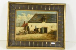 DUBOIS 1900-1900,Chevaux à la ferme,Rops BE 2021-03-28