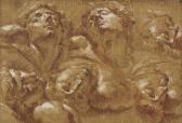 DUBOIS Edward Du Bois,Six studies of the heads of Michelangelo\’s slaves,Christie's 2019-07-02