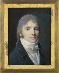 DUBOIS Frédéric 1780-1819,Portrait eines jungen Mannes,1800,Galerie Bassenge DE 2023-11-30