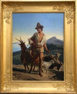 DUBOIS Francois,Le jeune berger italien,1829,Saint Germain en Laye encheres-F. Laurent 2020-10-11