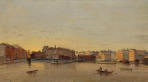DUBOIS MELLY Charles Dubois, dit 1821-1905,Genava city view,1839,Galerie Koller CH 2016-12-01