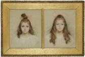 DUBOIS MENANT Jules Gabriel 1855,Portraits de deux petites filles,1898,Ader FR 2013-11-07