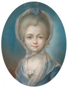 DUBOIS NICOLAS ANNE 1759,Portrait of a young girl,Galerie Koller CH 2012-09-18