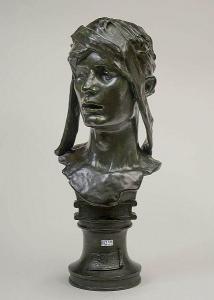 DUBOIS Paul Maurice Joseph 1859-1938,Buste de David,VanDerKindere BE 2019-02-19