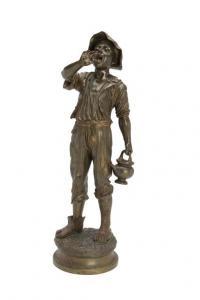 DUBOIS Paul Maurice Joseph 1859-1938,Le petit porteur d'eau,John Moran Auctioneers US 2020-09-23