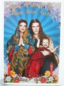 DUBOIS Pierre Gilles 1938-1995,La sainte Famille (Nina Hagen, Franck Chevalier e,1991,Yann Le Mouel 2016-05-22