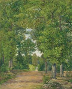 DUBOIS PILLET Albert 1845-1890,Paysage de forêt,1884,Christie's GB 2022-03-31