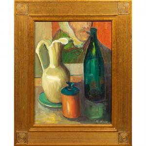 DUBON HYDE Helene 1899-1988,Still Life with Van Gogh,Clars Auction Gallery US 2023-04-15