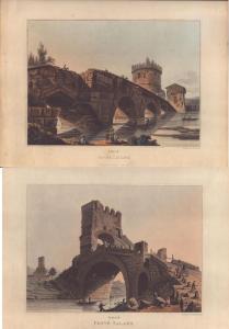 DUBOURG Matthew 1808-1838,PONTE SALARO | PONTE LUCANO,1820,Bertolami Fine Arts IT 2024-02-20