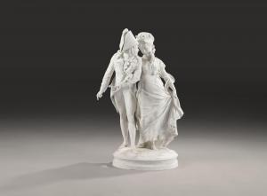 DUBOY Paul 1830-1887,Couple de merveilleux et merveilleuse,Etienne de Baecque FR 2022-11-05