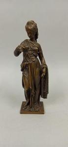 DUBOY Paul 1830-1887,Femme à l'antique tenant une écrevisse,Rossini FR 2021-12-16