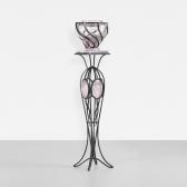 DUBREUIL Andre 1951-2022,Chantilly vase on stand,1991,Wright US 2012-09-27