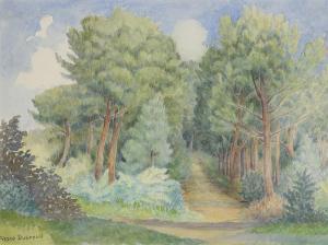 DUBREUIL Pierre 1891-1970,Sentier sous les arbres,Ader FR 2014-05-14