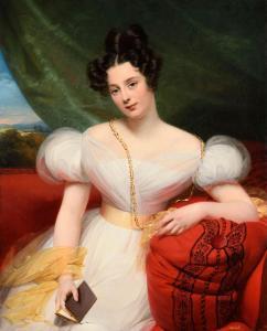 DUBUFE Claude Marie 1790-1864,Portrait présumé de Joséphine Anne Philibert de,Delorme-Collin-Bocage 2023-11-17