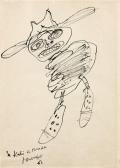 DUBUFFET Jean,PERSONNAGE AU CHAPEAU,1961,Artcurial | Briest - Poulain - F. Tajan 2016-06-07