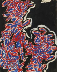 DUBUFFET Jean 1901-1985,TROIS PERSONNAGES,1962,Sotheby's GB 2014-05-15