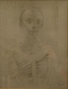 DUCA Alfred Milton 1920-1997,Portrait of a Girl,Skinner US 2011-02-17