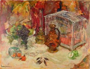 DUCAIRE ROQUE Maryse 1911-1992,Composition à la cage à oiseau,Conan-Auclair FR 2024-02-20