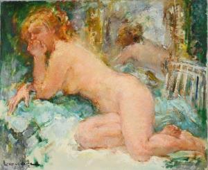 DUCAIRE ROQUE Maryse 1911-1992,Le modèle nu (jeux de miroir),Conan-Auclair FR 2024-02-20