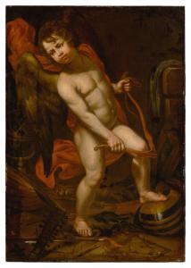 DUCAMPS Jean 1600-1638,Cupid breaking his bow,Sotheby's GB 2021-01-30