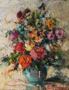 DUCATEL Louis 1902,Vase de fleurs,Siboni FR 2021-02-07