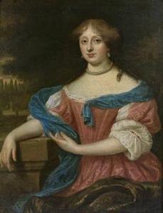 DUCHATEL François 1625-1694,Portrait de jeune femme,Beaussant-Lefèvre FR 2021-10-22
