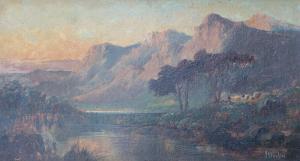 DUCKER John M. 1800-1900,Paysage lacustre de montagne,Art Valorem FR 2023-06-07