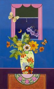 DUCKSBURY Sally 1934,Vase of flowers,Mallams GB 2018-03-12