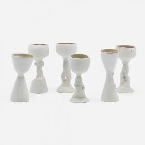 DUCKWORTH Ruth 1919-2009,Untitled (six goblets),c.1965,Toomey & Co. Auctioneers US 2024-02-23