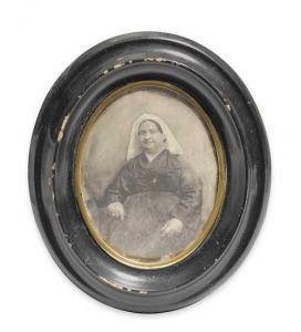 DUCLOS Jules 1820-1899,Portrait of an elderly lady,1860,Galerie Koller CH 2019-12-02