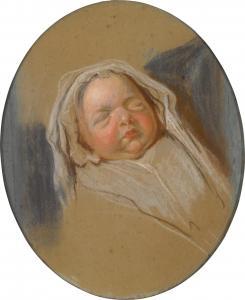 DUCREUX Joseph 1735-1802,Portrait of the artist's son, Auguste-Joseph Ducre,Sotheby's GB 2023-01-25