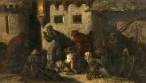 DUCZYNSKI Edward 1825-1861,Geist in der Nacht,Van Ham DE 2013-01-30