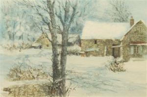 DUDEK Stan 1900-1900,Winter in the Countryside,Hindman US 2012-01-22